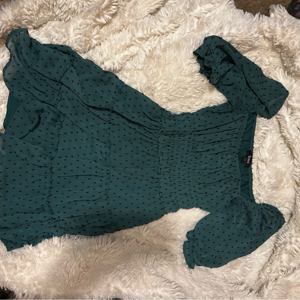 Trixxi Green Summer Spring Dress